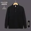 Moletom Verde Escuro com Gola Customizado Estampado Logo Roupa de Trabalho Outono e Inverno Corporativo Loja 4S Vendas de Negócios Jaqueta Meio Zíper