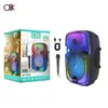 Bt-2093 Nuevo Modelo Transfronterizo Altavoz Bluetooth Portátil con Ranura para Tarjeta de Colores Altavoz Portátil para Karaoke al Aire Libre Multifunción