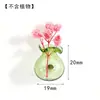 Acessórios Decorativos DIY, Mini Vaso Criativo Tridimensional, Ímã de Geladeira, Garrafa de Vidro em Miniatura, Ornamento Mini Magnético