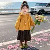 Ropa Exterior Estilo Coreano para Niñas Estilo Primavera y Otoño 2026 Nuevo Elegante Cortavientos de Encaje para Bebé Ropa de Otoño Sudadera con Capucha para Niños Moderna