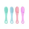 Cepillo Facial de Silicona, Cepillo para Nariz, Cepillo Limpiador de Poros, Cepillo de Maquillaje para Puntos Negros y Acné, Herramienta de Limpieza, Cepillo para Dedos, Herramienta de Belleza