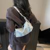 Bolsa de almofada simples e versátil 2025, nova bolsa de ombro casual estilo coreano, bolsa de trabalho de alta qualidade para uso diário e axila