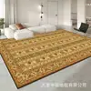 Tapete Persa para Sala de Estar, Resistente a Manchas e Fácil de Cuidar, Tapete de Chão Estampado para Uso Doméstico, Tapete ao Lado da Cama do Quarto, Mais Vendido na Amazon, Lavável