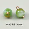 Botones redondos perlados de colores 10MM para cheongsam, traje Tang, Hanfu, 12 colores disponibles, botones para camisa en stock para venta al por mayor