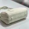 Textura de Couro Genuíno, Bolsa Porta-Canetas de Design Exclusivo, Bolsa de Ombro Versátil e Moderna para o Dia a Dia, Bolsa Transversal, Bolsa de Mão Simples, Bolsa de Braço