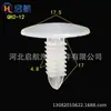 Fábrica em estoque Rebite transparente de 5MM cor transparente fivela de árvore fivela branca de Natal rebite fixo de plástico nylon
