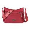 2024 Nova Bolsa Feminina de Tecido Oxford Casual Multicamadas de Ombro Transversal Respirável Grande Capacidade Bolsa Quadrada Pequena Bolsa de Mamãe