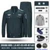 Uniforme de Trabajo de Seguridad Primavera y Otoño Conjunto de Uniforme de Guardia Chaqueta Traje Manga Larga Profesional de Seguridad de Propiedad
