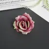Cabeças de Flores Rosa de Jade Multicor Simuladas para Decoração de Casamento, Adereços de Fotografia, Flores Artificiais, Flores de Seda, Acessórios de Flores para Penteado DIY