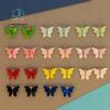 15*13mm; 1,1g Pingente de Borboleta de Liga Acrílica Brincos Pingente Brincos de Tiara Colar Material para DIY