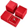 Oferta Especial Caja Cuadrada Grande de Terciopelo para Anillo con Tapa, Joyero, Caja para Anillo y Aretes, Caja de Regalo para Propuesta, Se Puede Imprimir con Logo