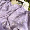 Flor de Estrella Niebla Púrpura Tejido de Seda Fragante Jacquard de Rayón Nuevo Estilo Chino Estilo Nacional Chaleco Hanfu Tela para Qipao