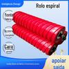 Preço de rolete espiral atacado e varejo rolete espiral reto 159 poliuretano rolete espiral bidirecional