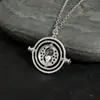 Joyería Creativa Transfronteriza Europea y Americana Serie de Collar de Reloj de Arena y Aretes de Venta Caliente Transfronteriza Cadena para Suéter