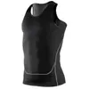 Camiseta sin mangas de verano para hombre, ajustada, de secado rápido, transpirable, con rayas laterales, adecuada para entrenamiento deportivo, correr y uso casual