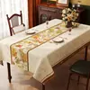 Mantel de Tela Estilo Retro Americano, Lavable, Impermeable, a Prueba de Aceite, Mantel de PVC, Lujo Ligero, Sensación de Alta Gama, Modelo Nuevo 2024