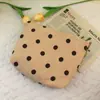 Bolsa de Maquillaje Transparente de Lunares Estilo Coreano, Monedero Portátil Diario, Neceser, Logo Personalizado de Fábrica