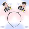 Verde Soda Wu Qingfeng Gong Yuqi Liu Jiakai Diadema de Primavera Diadema Accesorios para el Cabello Concierto Merchandising del Mismo Estilo