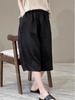 Pantalones de pierna ancha de algodón y lino a la moda para mujer, pantalones cortos finos de verano, pantalones cortos de nuevo estilo 2026, pantalones rectos estilo mom, pantalones casuales