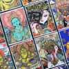 Pintura Thangka Dorada Pintada a Mano de los Cinco Budas, Buda de la Riqueza Amarillo, Tara Verde, Mahakala y Núcleo de Pintura Thangka del Nacimiento de Buda sobre Lienzo Especial
