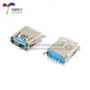 Interface USB3.0-AM/AF 90/180 cabeça fêmea/macho tipo A quadrado conector de soquete em linha de patch tipo B