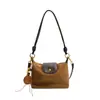 Bolsa Transversal Fosca Feminina 2026 Novo Estilo Fashionável Tendência Bolsa de Ombro Único Design de Nicho Versátil Temperamento Pequena Bolsa para o Dia a Dia