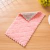Estropajo de Terciopelo Coral, Paño de Cocina, Paño de Cocina, Trapo de Limpieza para el Hogar, Duradero y Absorbente