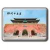 Ímãs de geladeira de souvenirs turísticos de Henan Yingtianmen Montanha Laojun Templo Baima de Luoyang Grutas Longmen Kaifeng Montanha Yuntai
