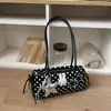Bolso de alta gama para mujer de gran capacidad, nuevo diseño de nicho de verano 2026, bolso de hombro o axila de lunares, comercio exterior transfronterizo