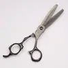 Tesouras de Cabeleireiro de Aço Inoxidável para Dropshipping, Produto Genuíno Profissional, Tesoura Reta de 6 polegadas e Tesoura de Desbaste, Tesouras Especiais para Corte de Cabelo para Cabeleireiros