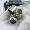 Anel de Ornamento de Capa de Bainha de Faca Corda Fivela de Cabeça e Cauda Diâmetro Interno 18mm Banhado a Água Lingluo Modelo Gigante Capa de Tampa Recorte no Diâmetro Interno