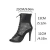 Sandalias de moda cómodas, antideslizantes, de suela blanda, talla 34-43, zapatos de tacón de aguja para mujer de talla grande transfronterizos, sandalias de tacón ultra alto con punta abierta descatalogadas