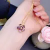 Pingente de Espinélio Natural Puro, Cristal Rosa Super, Pedra Preciosa Transparente Grau 5A Tamanho 4*6mm, Prata 925 Inlaid de Precisão