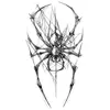 Pegatinas de Tatuaje de Araña Oscura Estilo Europeo y Americano Pegatinas de Tatuaje para el Brazo Impermeables de Larga Duración Pegatinas de Tatuaje de Halloween para Hombres y Mujeres