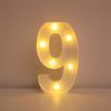 Venda quente 26 Inglês letras luzes LED símbolo modelagem luzes digitais aniversário confissão proposta atmosfera decorativo luzes coloridas