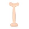 Nova escova de máscara dupla de silicone cabelo macio limpeza facial massagem facial removedor de maquiagem escova ferramentas de beleza escova de lama em arco