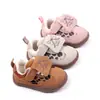 Nuevos Zapatos de Bebé para Otoño e Invierno para Bebés y Niños Pequeños de 0 a 2 Años, Zapatos Cálidos Antideslizantes de Suela Blanda para Niños y Niñas, Zapatos Casuales