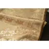 Tecido brocado de seda jacquard com padrão de rosas retrô, tecido Hanfu para saia mamian ruqun cheongsam, não transparente com padrão escuro