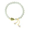 Pulsera de Calabaza de Imitación Jade Hetian para Mujer, Diseño Nicho de Alta Gama, Pulsera Fulu para Mujer, Regalo de Cumpleaños para Novia