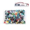 500 piezas de remaches de plástico para parachoques de techo, panel de puerta y guardabarros, con hebilla mixta para coche, aplicable a todas las series