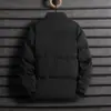 Chaqueta de Algodón Gruesa con Cuello Alto y Forro de Lana de Cordero L-8XL para Hombre, Abrigo de Algodón de Marca Tendencia Otoño e Invierno para Parejas
