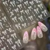 Pegatinas para Uñas Tensor Estilo Coreano de Alto Valor con Forma de Lazo M-1325 Pegatinas para Uñas Girly con Lazo de Cinta