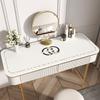 Penteadeira Luxo Leve Sensação de Alto Padrão Toalha de Mesa em Couro Tapete de Mesa Impermeável Resistente ao Desgaste Protetor de Mesa para Unhas e Maquiagem de Meninas