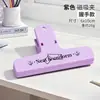 Nuevo clip magnético de cola larga para cuenta manual color macarrón plástico clip magnético para cuenta manual columpio estudiante Clip para facturas y papeles de examen