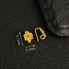 Acessório de Fecho para Colar com Oito Tesouros Budistas Banhado a Ouro Prata S925 Estilo Antigo DIY Novo Estilo Étnico Chinês Fecho Versátil