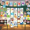 Decoración para la Ceremonia de Nuevo Semestre para el Inicio de la Temporada Escolar, Pegatinas para Puertas de Escuela Primaria, Banderines Colgantes para Puertas, Decoración de Escena para Ambiente de Jardín de Infancia