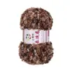 Fio de Lã Enrolada Teddy, Fio de Laçada para Crochê DIY, Cachecol de Tricô Feito à Mão, Fio Especial para Bonecas