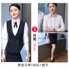 Chaleco Unisex Ropa de Trabajo Chaleco de Mujer Versátil Ropa de Negocios Conjunto de Tres Piezas Chaleco Coreano para Mujer Chaleco Chaqueta sin Mangas
