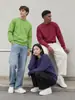 Sudadera unisex de cuello redondo estilo americano transfronteriza para hombre, top casual hecho a medida en tallas europeas, con logotipo impreso o bordado personalizado