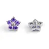 Pendientes de Flor de Titanio F136 con Circonita 5A Uñas de Labio Uñas de Nariz Joyería para Piercings de Aleación de Titanio G23 Uñas de Hueso de Oreja Transfronterizo